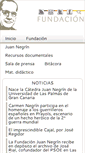 Mobile Screenshot of fundacionjuannegrin.com